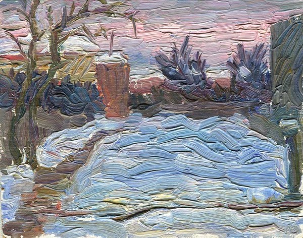 Winter Morning. Domodedovo. 1977