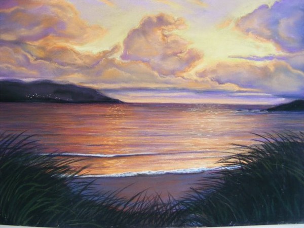 Maharees sunset from Spillans