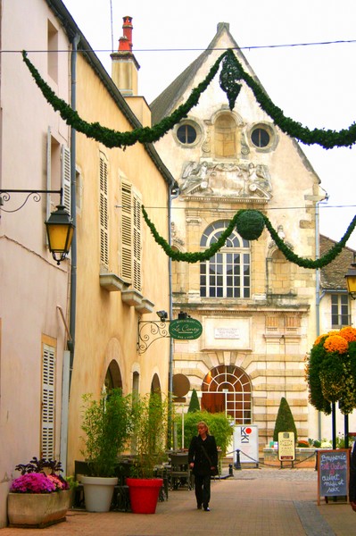 Street Scene in Beaune, France