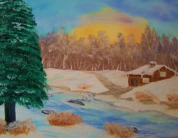 Winter by the river