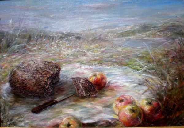 Bread and apples