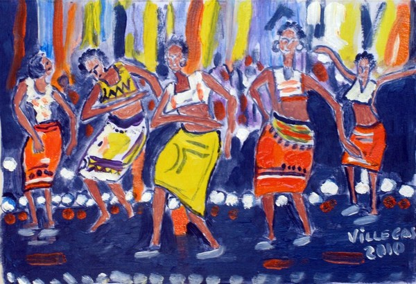 Dancing at boite