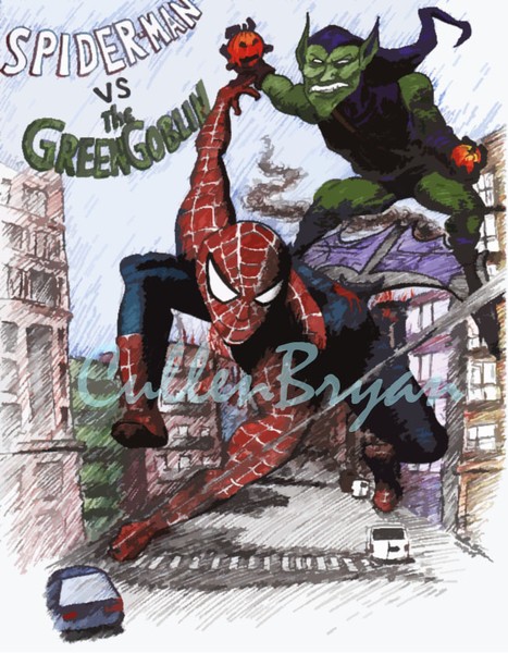 Spiderman vs The Green Goblin