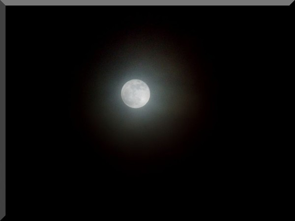 Last night's moon