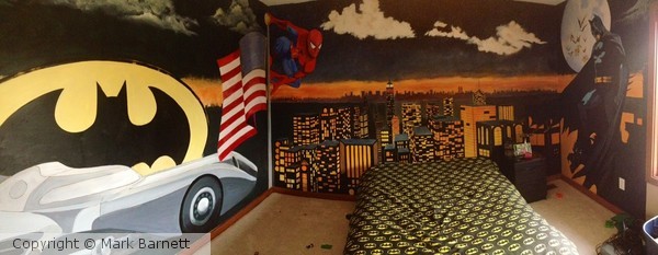Super Hero Mural