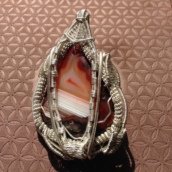 Carnelian Agate Pendent