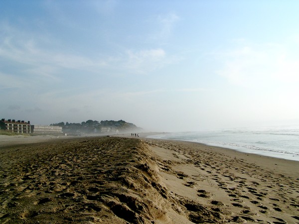 walk on the beach of Oregon