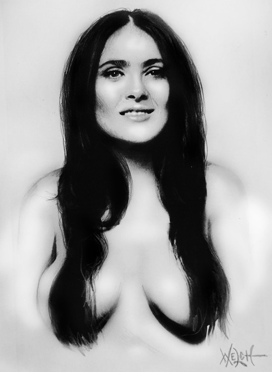 SALMA HAYEK SKETCH
