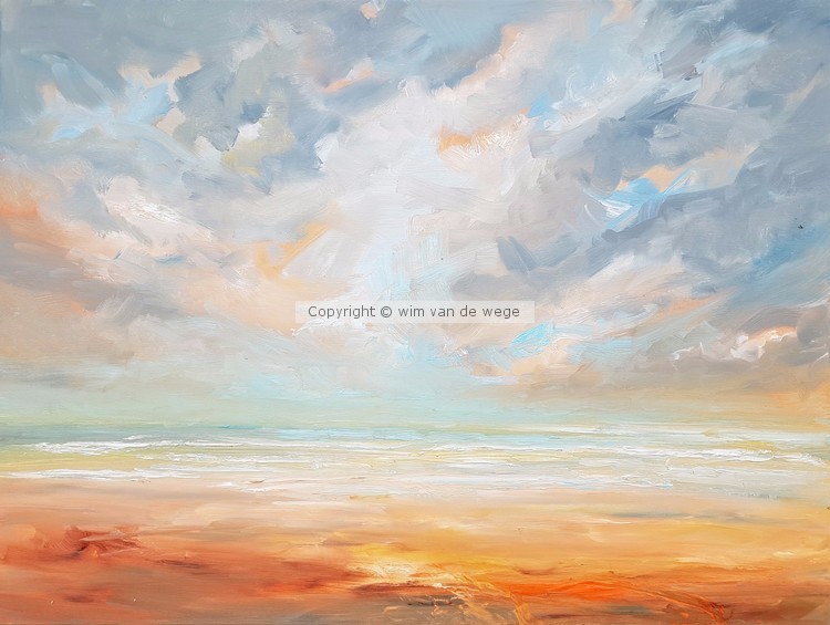Winter seascape