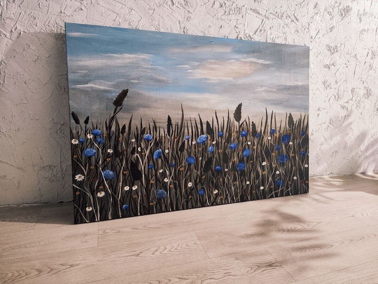 and flowers grow in a minefield