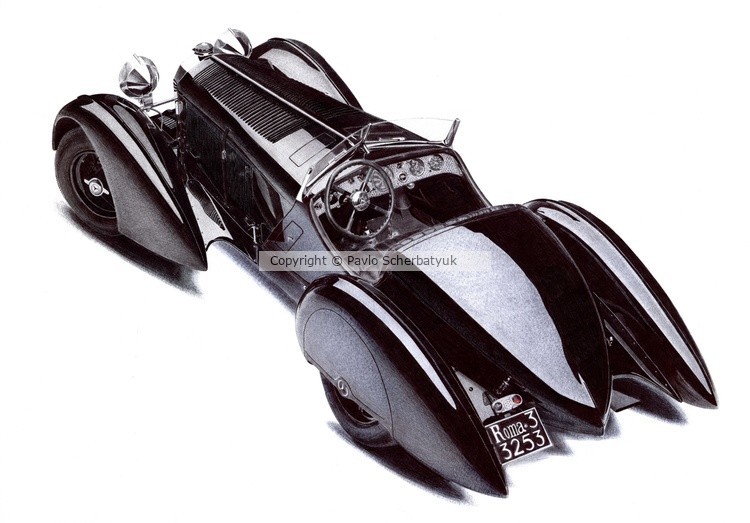 1930 Mercedes-Benz 710 SSK Trossi Roadster