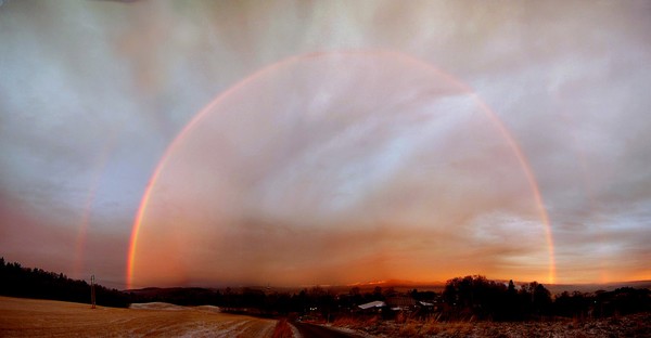 The rainbow of Trondheim