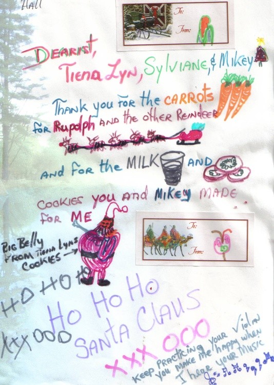 from Santa