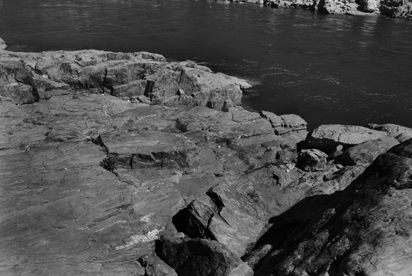 American River Auburn Trail Grayscale 006