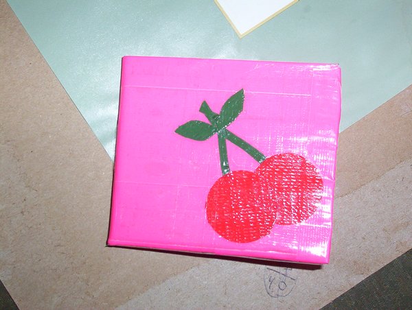 Duct Tape Wallet, Pink (cherry)