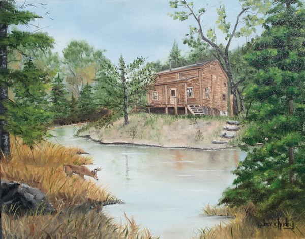 Log Cabin built by Kenneth Lecrone