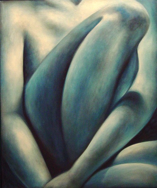 Self Portrait in Blue