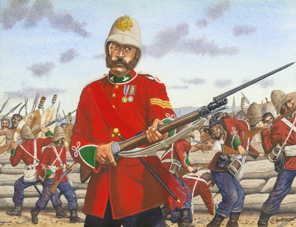 Zulu:  COLOR SERGEANT BOURNE