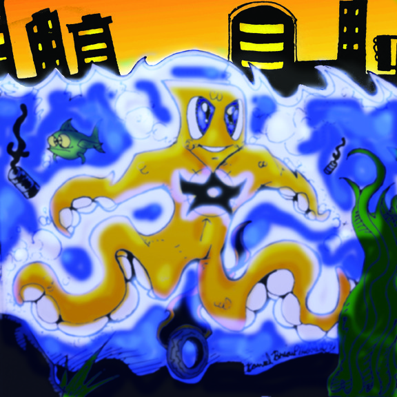 'Oktopus #1, Cover (Alternate v.2)'