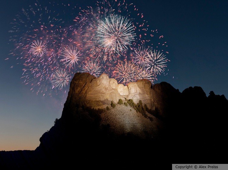 Mount Rushmore's Fourth of July celebration