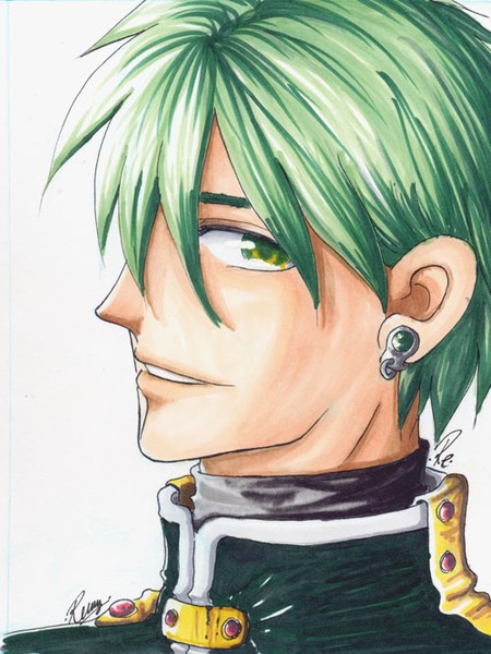 random OC 3 -Teal- COPIC