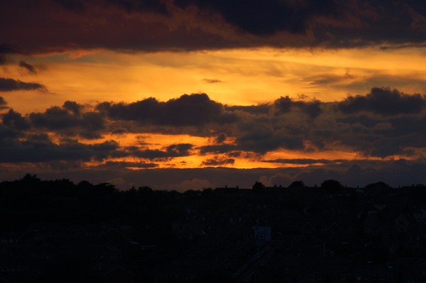 Sunset over Cowes