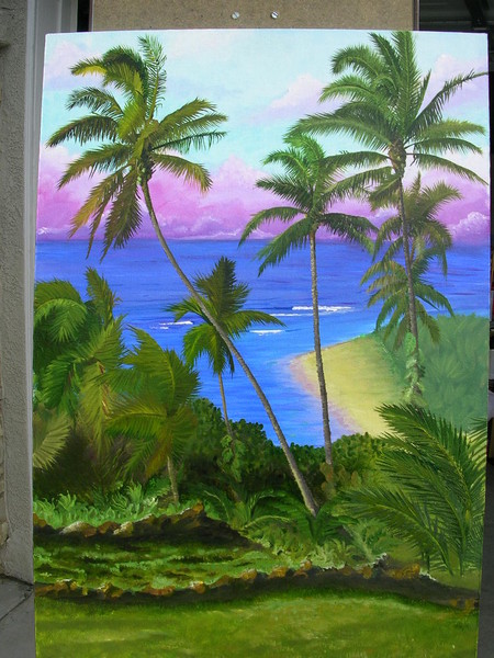 Above Kee' beach