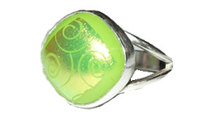 Glass Dichroic Ring