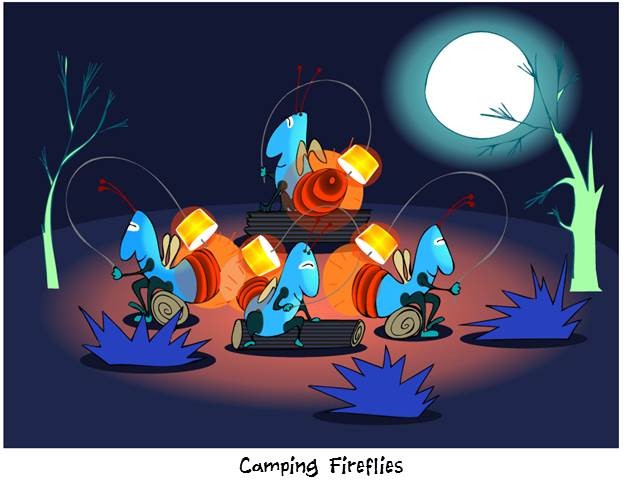 Camping Fireflies