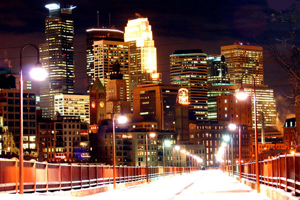 Cold Winter Skyline
