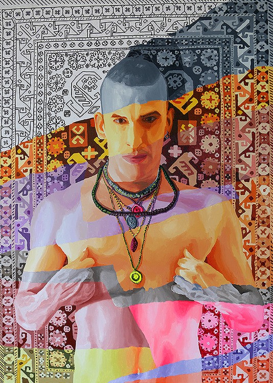 when love and art meet my boyfriend painting homosexual paintings queer lgbt artist raphael perez