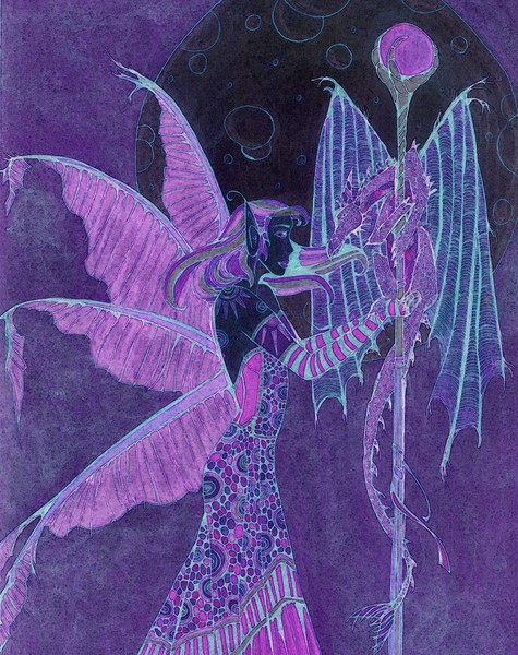 Moon shadow purple