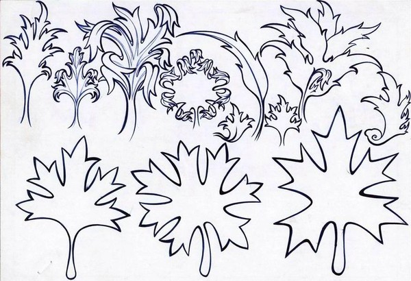 plane-tree leaves