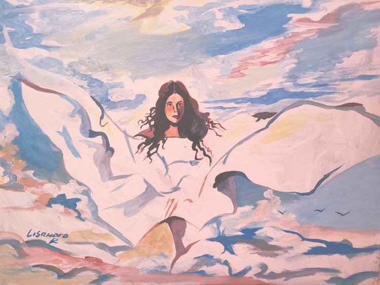 AERIAL AND THE FOUR WINDS NOTOS EURUS BOREAS AND ZEPHYRUS