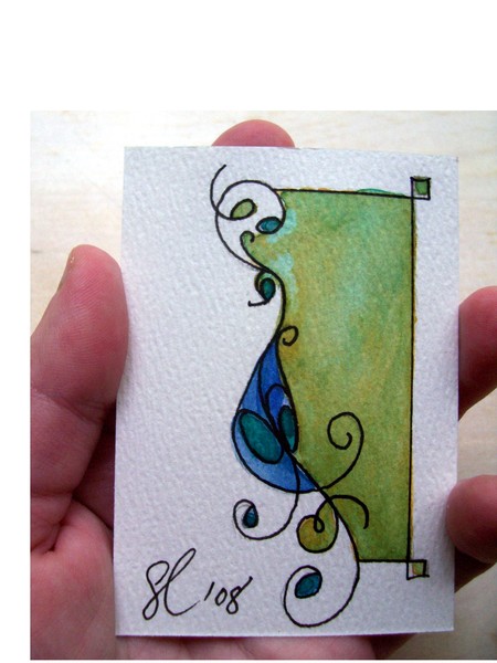 Peacock. ACEO/ACT.