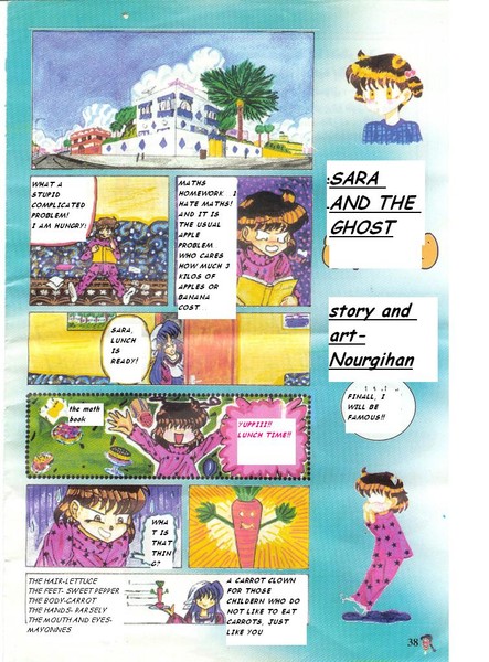 sara and the ghost page1
