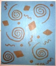 Blues and Swirls