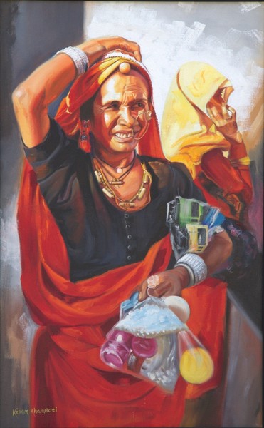 Rajasthani lady.