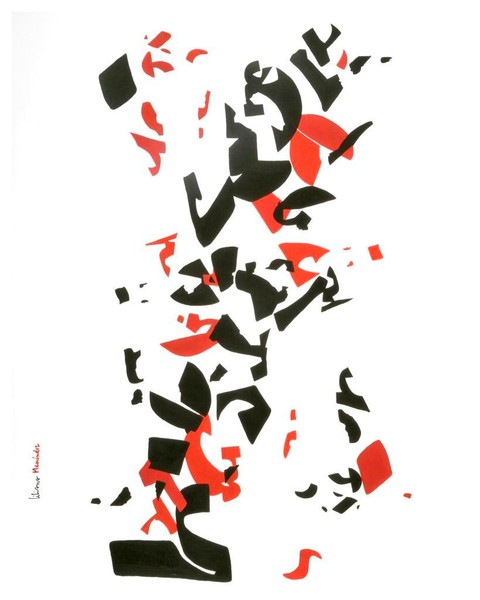 Red and black