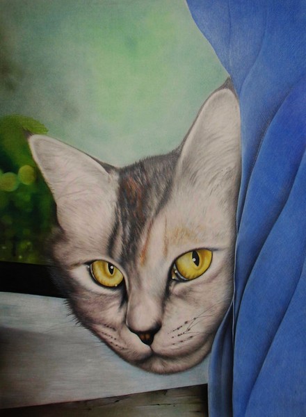 Stagefright  30x40 Prismacolor in progress