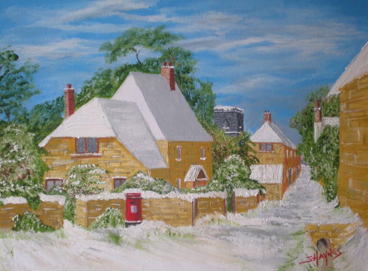 An English winter scene