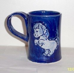Child's Cobalt Blue Hot Chocolate Mug