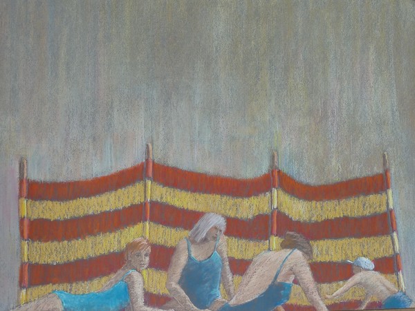 on the beach