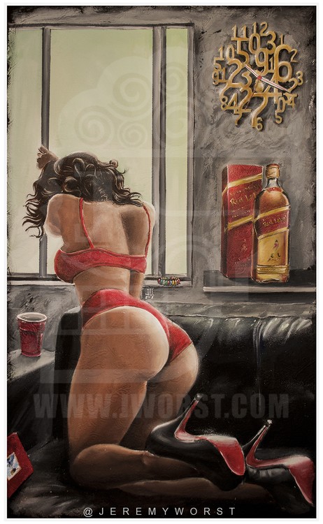 JEREMY WORST On Sight Acrylic Painting Original Artwork