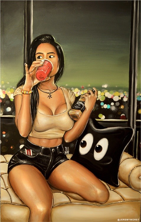 Casual Drinker by Jeremy Worst jack Daniels 