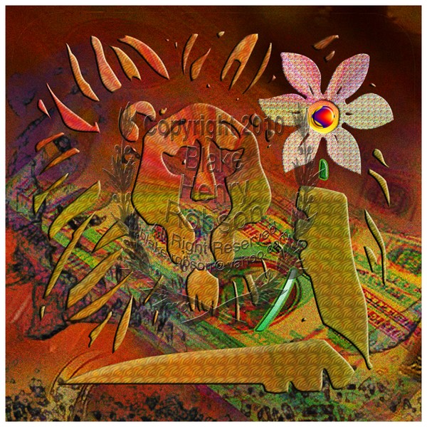 Lion collage