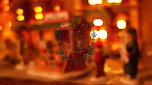 Department 56 Christmas Village Digital Art