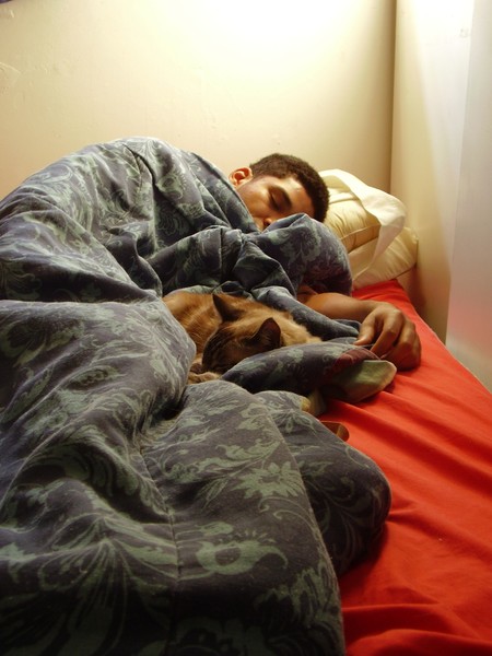 Benjamin and Romeo Christmas Eve Morn