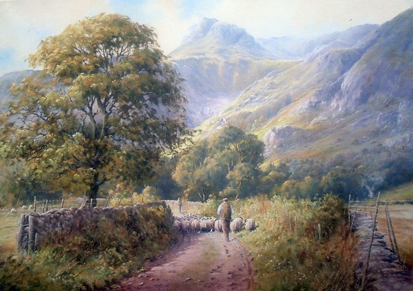Driving into Langdale, Cumbria