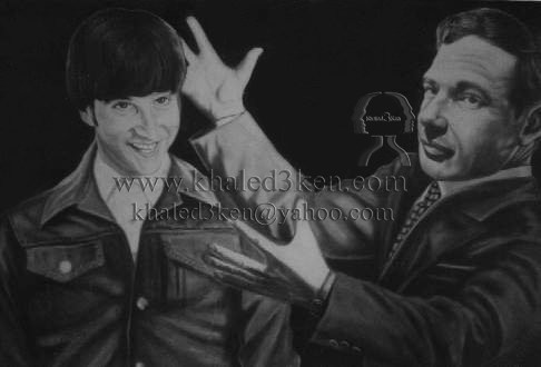 DRAWING PORTRAIT JOHN LENNON AND BEATLES LIFE STORY AND MARK DAVID CHAPMAN KHALED3KEN (26)
